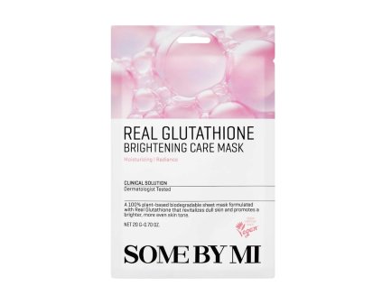 Real Glutathione Brightening Care Mask - Obnovující maska pro zářivou pleť | 1 ks