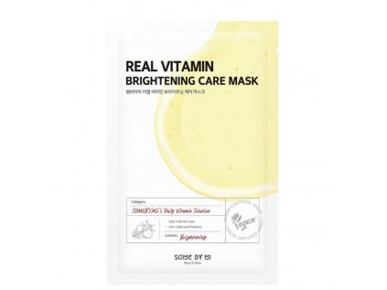 Real Vitamin Brightening Care Mask - Rozjasňující maska s vitamíny | 1 ks