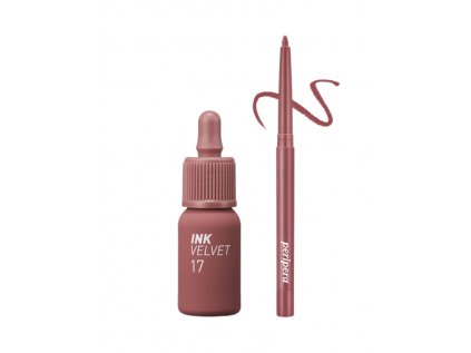 Ink Velvet + Lip Liner Set - Set konturky a matné rtěnky