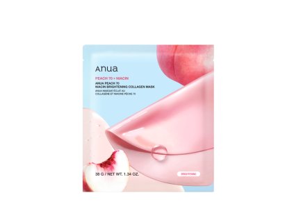 Peach 70 Niacin Brightening Collagen Mask - Rozjasňující hydrogelová maska s kolagenem 38 g