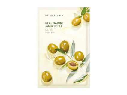 REAL NATURE SHEET MASK (OLIVE)