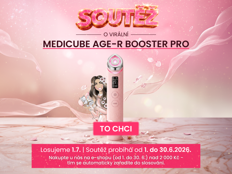 SOUTĚŽ o Medicube AGE-R Booster PRO - od 1.6. do 30.6., při nákupu nad 2000 Kč