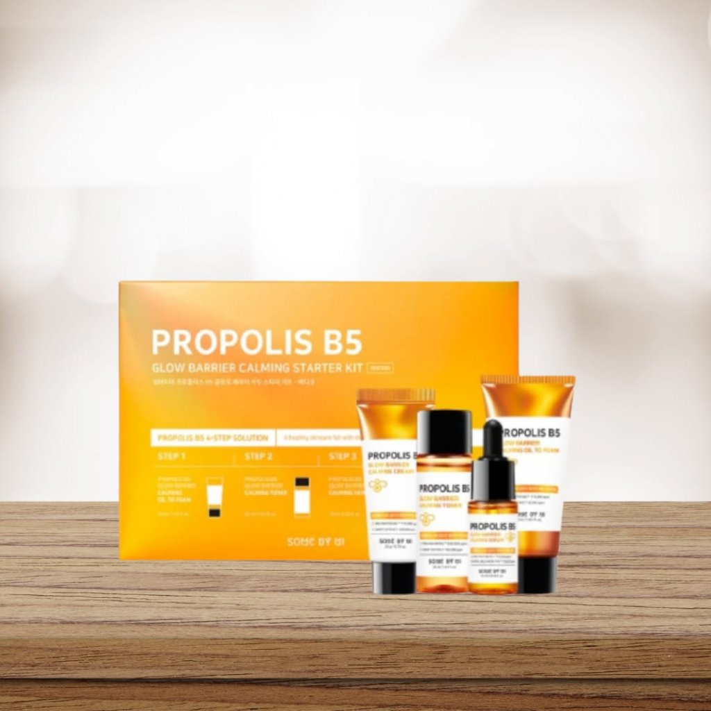 SOME BY MI - Propolis B5 Glow Barrier Calming Starter Kit - Sada produktů s propolisem