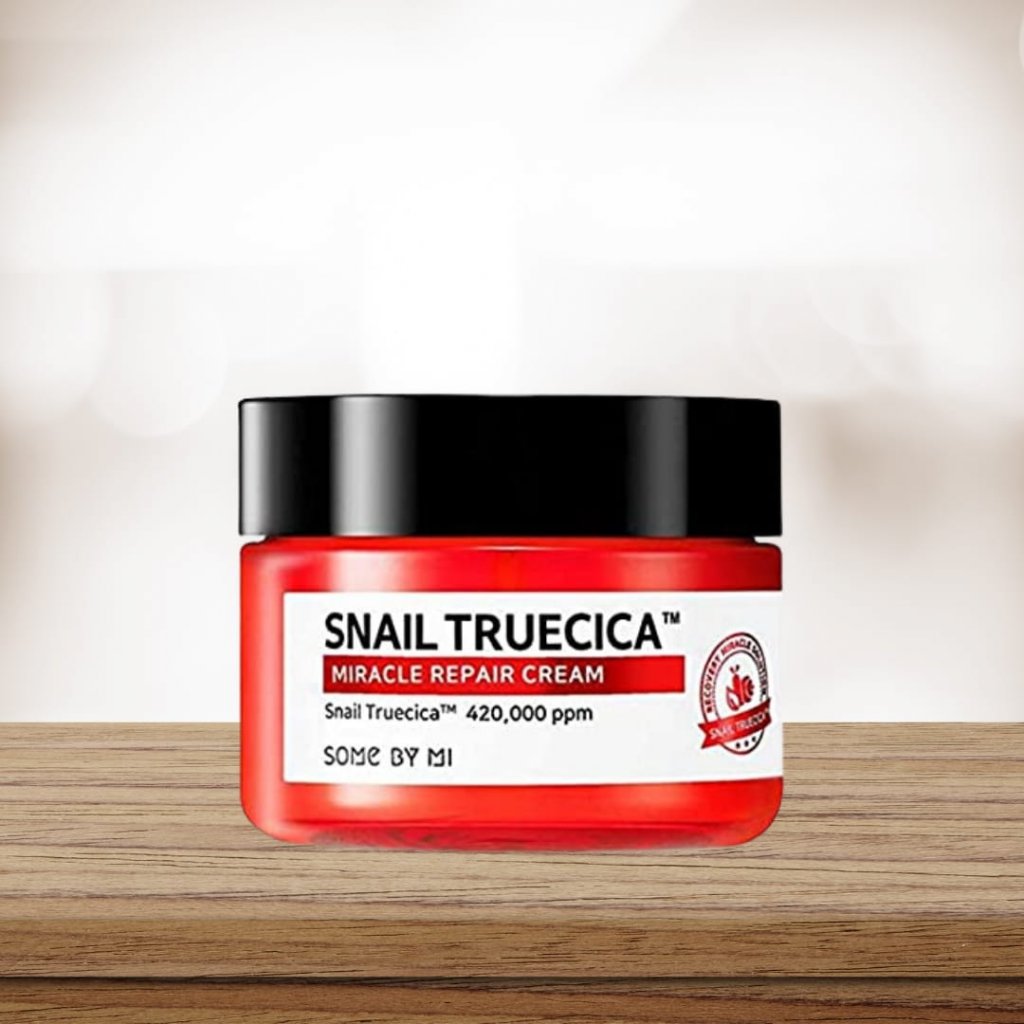 SOME BY MI - Snail Truecica Miracle Repair Cream - Revitalizační krém s extraktem z hlemýždího slizu - 60 ml