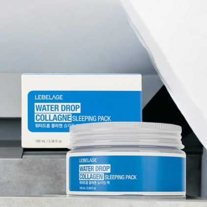 LEBELAGE - Water Drop Collagen Sleeping Pack - Kolagenová noční maska - 100 ml