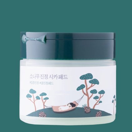 ROUND LAB -  Pine Calming Cica Pad - Zklidňující pleťové tampony - 50 ks / 195 ml