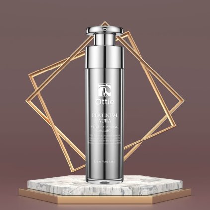 Ottie - Platinum Aura Vital Balancing Emulsion - Platinová emulze pro omlazení pleti - 120 ml