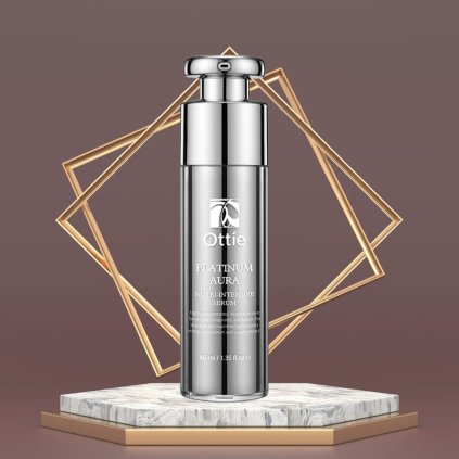 OTTIE - Platinum Aura Nutri-intensive Serum - Platinové posilující protivráskové sérum - 40 ml
