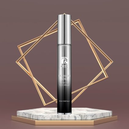 OTTIE - Platinum Aura Roll-Up Eye Cream - Oční krém s platinou pro efektivní omlazení pleti - 15 ml