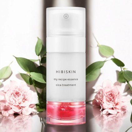 HIBISKIN - My Recipe Essence & Ampoule (Cica Treatment,Rose Active) - Unikátní essence a ampule pro suchou pleť s potřebou vybalancovat poměr mazu a vody v pleti - 40ml,10ml