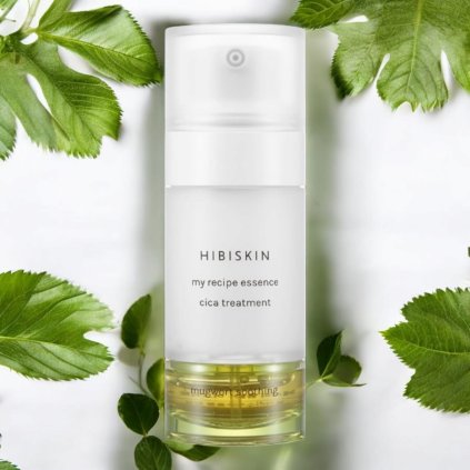 HIBISKIN - My Recipe Essence & Ampoule (Cica Treatment,Mugwort Soothing) - Unikátní essence a ampule pro suchou a citlivou pleť s potřebou vybalancovat poměr mazu a vody - 40ml,10ml