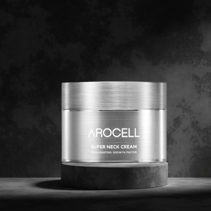 AROCELL - Super Power Neck Cream - Krém s růstovým faktorem pro oblast krku a očního okolí - 80 g