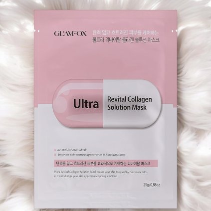 GLAMFOX - Ultra Revital Collagen Solution Mask - Revitalizační kolagenová maska - 25 g