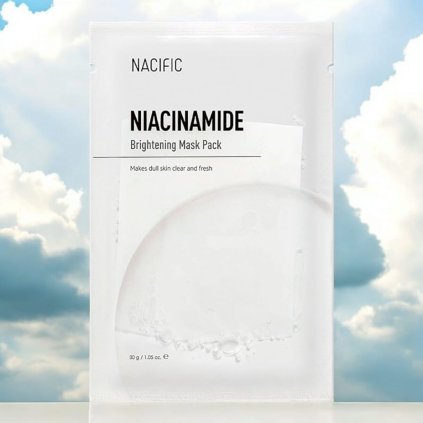 NACIFIC - Niacinamide Brightening Mask Pack - Rozjasňující plátýnková maska s niacinamidem - 30 g