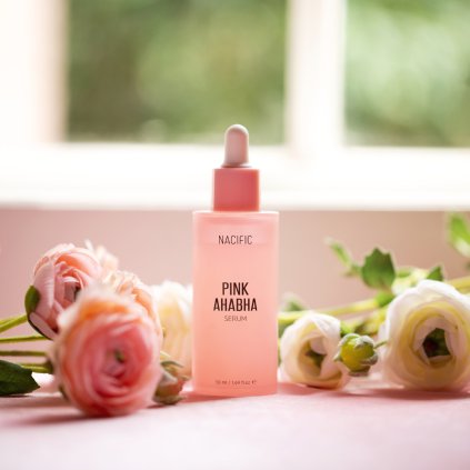 NACIFIC - Pink AHABHA Serum - Rozjasňující plťové sérum s AHA a BHA kyselinami s protizánětlivým účinkem - 50 ml