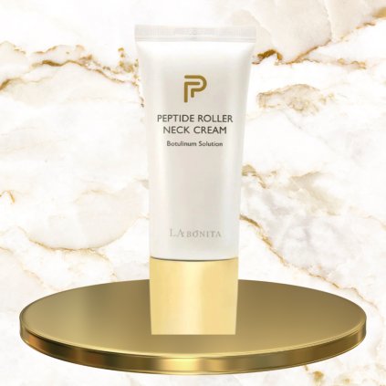 LA BONITA - Peptide Roller Neck Cream Botulinum Solution - Prémiový krém na oblast dekoltu a krku s botoxovým účinkem a rollerem- 50 ml