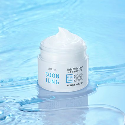 Etude House - Soon Jung Hydro Barrier Cream - Zklidňující krém pro obnovu bariéry pokožky - 75  ml