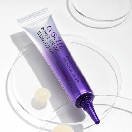 COSCELL - Retinol Volume Eye Bag - Oční krém na bázi retinolových mikrojehliček s okamžitým efektem - 10 ml