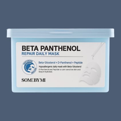 SOME BY MI - Beta Panthenol Repair Daily Mask - Regenerační plátýnková maska s panthenolem a peptidy - 30 ks