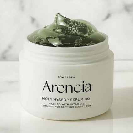 7735 korejska kosmetika arencia holy hyssop serum 30 rozjasnujici a hydratacni serum s vitaminem c a hyaluronem 50 ml (1) Photoroom
