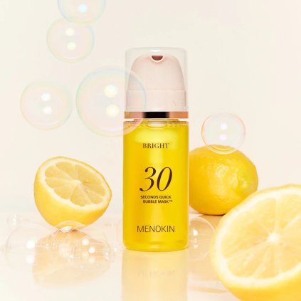 MENOKIN - 30 Seconds Quick Bubble Mask Bright - 30sekundové, bublinkové, rozjasňující sérum  - 95 ml