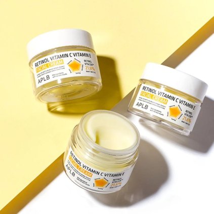 APLB - Retinol Vitamin C Vitamin E Facial Cream - Retinolový krém s vitaminem C a E - 55 ml