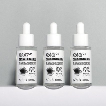 APLB - Snail Mucin Ginseng Ampoule Serum - Omlazující sérum s ženšenem a šnečím mucinem - 40 ml