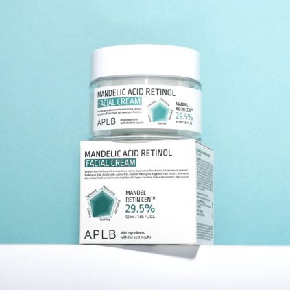 APLB - Mandelic Acid Retinol Facial Cream - Exfoliační krém s kyselinou mandlovou a retinolem - 55 ml