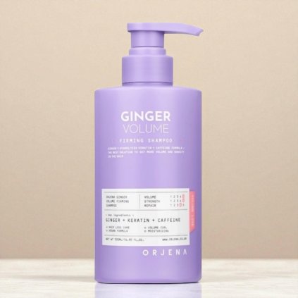 ORJENA GINGER VOLUME FIRMING SHAMPOO 500ml Photoroom