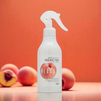 TENZERO REFRESH BODY PEELING MIST PEACH Photoroom
