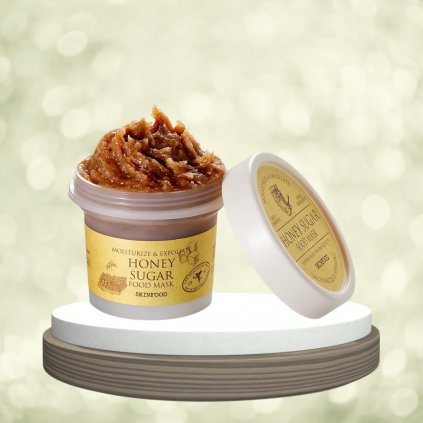 SKINFOOD Honey Sugar Food Mask Maska S Medem S Exfoliačním účinkem 120g