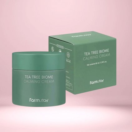 Farm Stay - Tea Tree Biome Calming Cream - Zklidňující krém s Tea Tree - 80ml