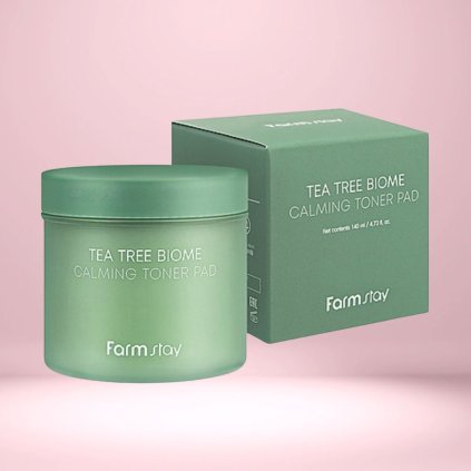 Farm Stay - Tea Tree  Biome Calming Toner Pad - Zklidňující tamponky - 70ks