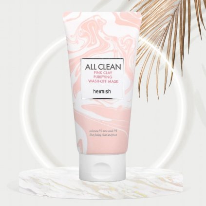 HEIMISH - All Clean Pink Clay Purifying Wash Off Mask - Čistící pleťová maska s růžovým jílem - 150 g