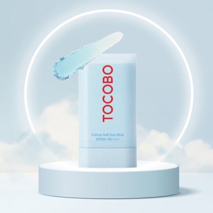 TOCOBO -  Cotton Soft Sun Stick SPF50+ PA++++ - Ochranný opalovací krém v praktické tyčince - 19g
