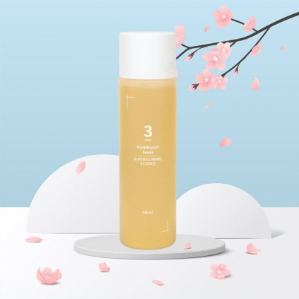 Numbuzin - No.3 Super Glowing Essence Toner - Rozjasňující toner s fermenty - 200 ml