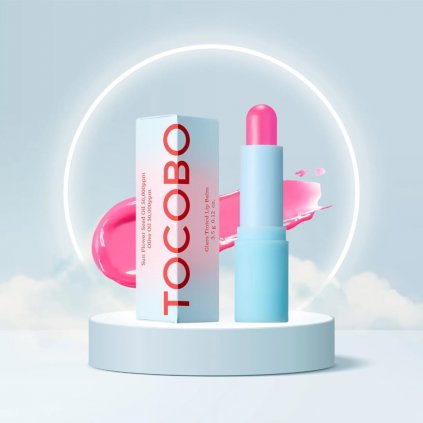 TOCOBO - Glass Tinted Lip Balm 012 Better Pink - Zabarvený balzám na rty - 3,5g