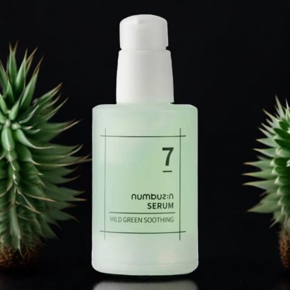 Numbuzin - No.7 Mild Green Soothing Serum - Zjemňující a hydratační sérum - 50ml