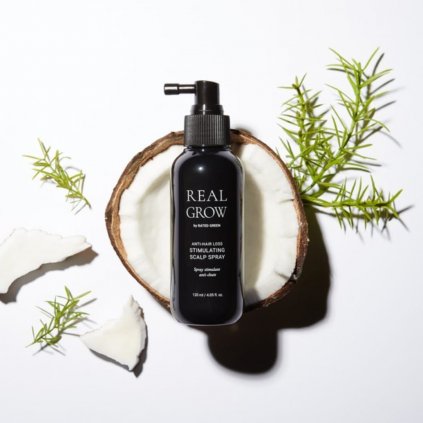 RATED GREEN - Real Grow Anti Hair Loss Stimulating Scalp Spray - Sprej proti vypadávaní vlasů - 120 ml