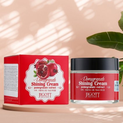 Jigott - Pomegranate Shining Cream - Rozjasňující krém s granátovým jablkem - 70 ml