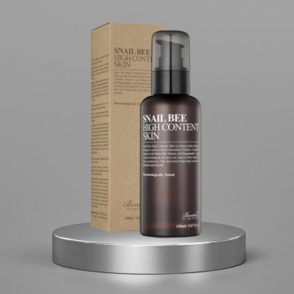 Benton Snail Bee High Content Skin - Hydratační pleťový toner s obsahem šnečího mucinu a včelího jedu - 150 ml