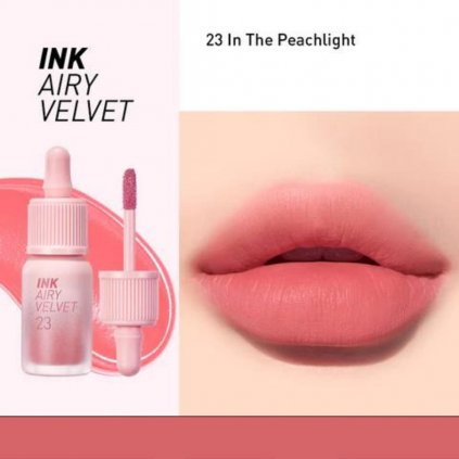 Peripera - Ink Airy Velvet -  Matný tint na rty - odstín 23 In The Peachlight 4 g