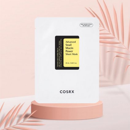 COSRX - Advanced Snail Mucin Power Sheet Mask -Plátýnková maska se šnečím slizem - 25 ml