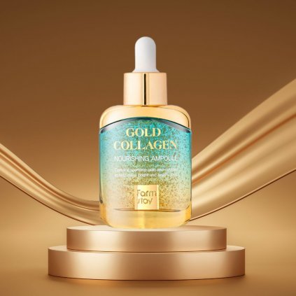 Farm Stay - Gold Collagen Nourishing Ampoule - Vyživující kolagenová ampule /sérum - 35 ml