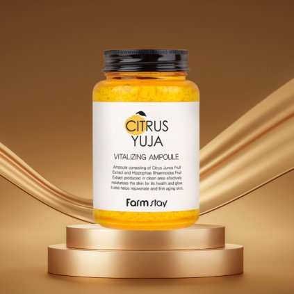 Farm Stay - Citrus Yuja Vitalizing Ampoule - Hydratační ampule s vitaminem C - 250 ml