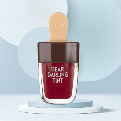 Etude House - Dear Darling Water Gel RD308 Oink Red - Gelový tint na rty - 4,5 g