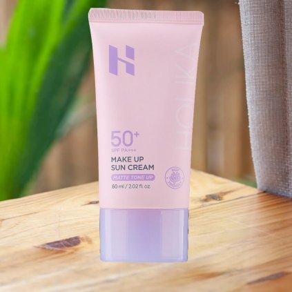 Holika Holika - Make-up Sun Cream Matte Tone Up SPF50+ PA+++ - Tónovací opalovací krém - 60 ml