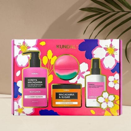 Kundal Bath and Body Gift Edition s vůní CHERRY BLOSSOM - Dárkový set produktů na tělo