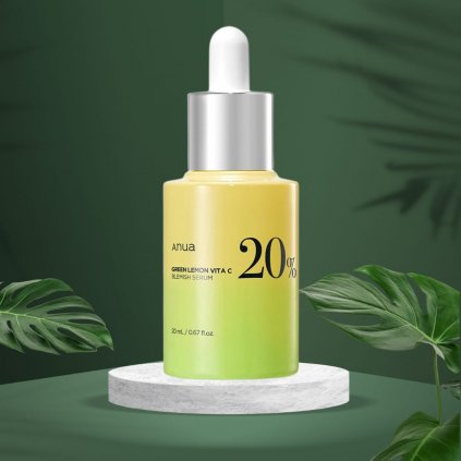 ANUA - Green Lemon Vita C Blemish Serum - Rozjasňující sérum na obličej - 20 ml