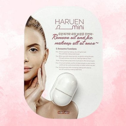 Haruen Life - Mini Matte White - Vulkanický kámen pro kontrolu mastné pleti - 1ks